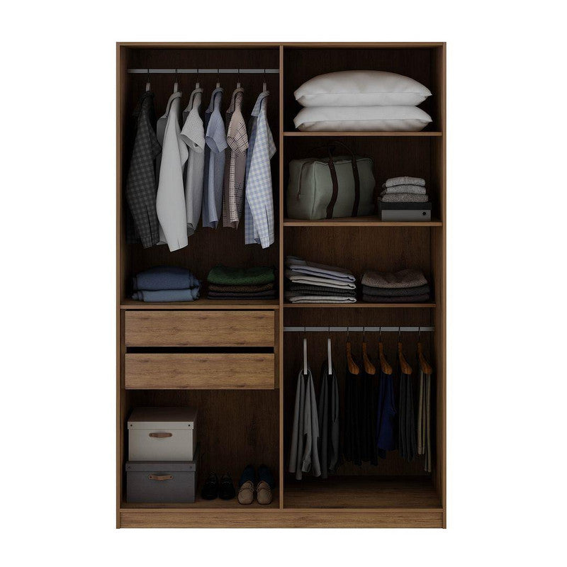 Radfeld Wardrobe - Nature/Grey