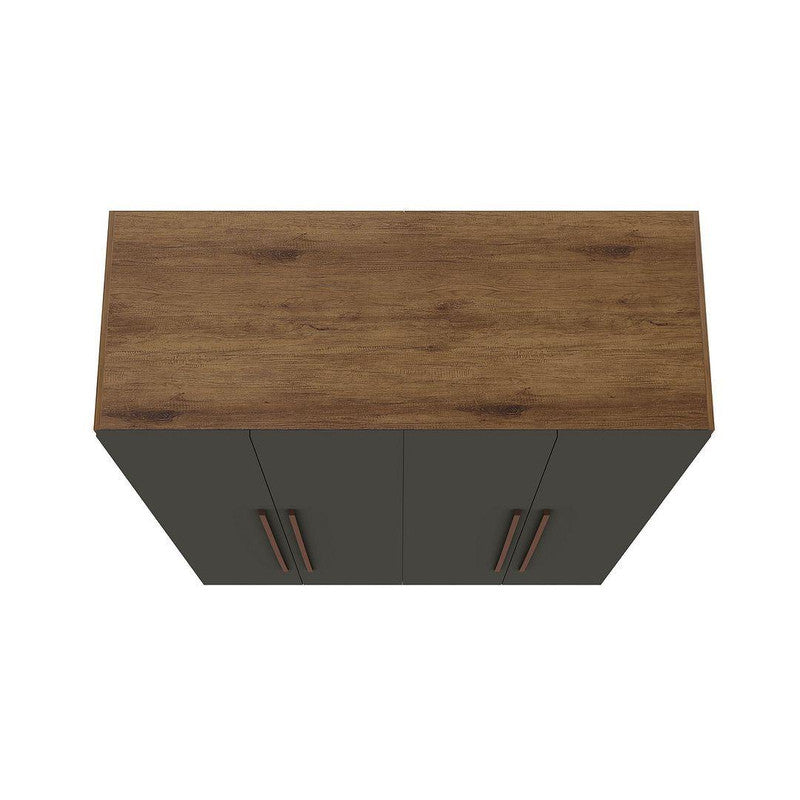 Radfeld Wardrobe - Nature/Grey