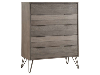 Haley 5 Drawer Chest - Grey