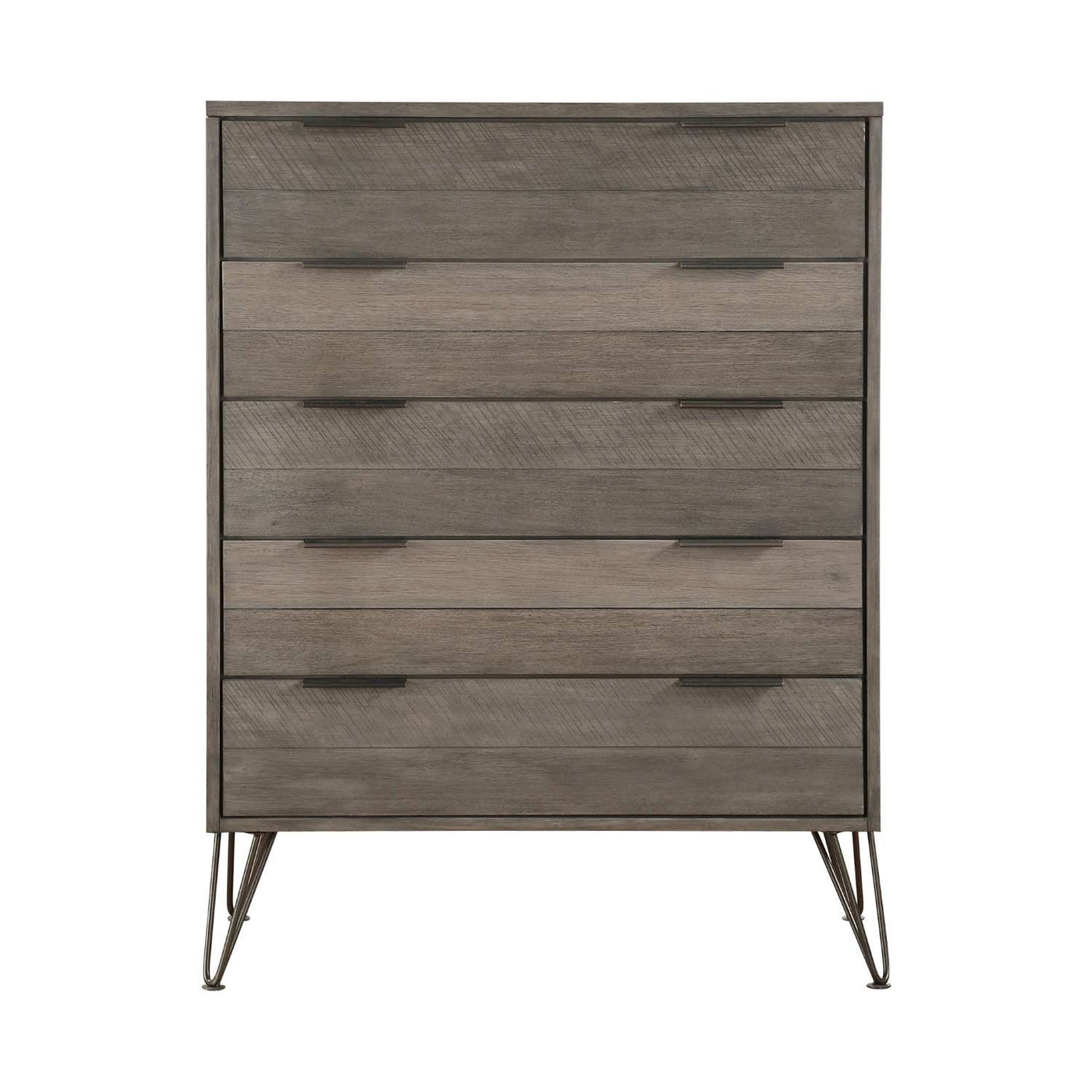 Haley 5 Drawer Chest - Grey