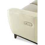 Wexner Dual Power Reclining Leather Sofa - Colby Stone