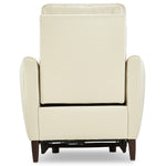 Wexner Dual Power Leather Recliner - Colby Stone
