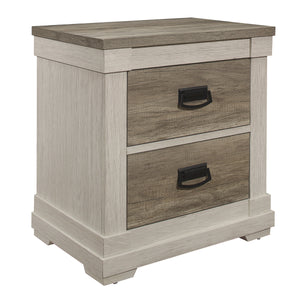 Rayne Night Table - Weathered Grey