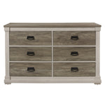 Rayne 6 Drawer Dresser - Weathered Grey