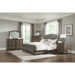 Rachelle 5-Piece King Bedroom Package - Pecan