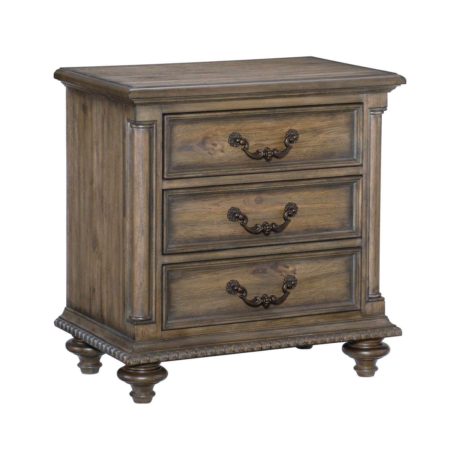 Rachelle 5-Piece Queen Bedroom Package - Pecan