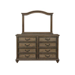 Rachelle 6-Piece Queen Bedroom Package - Pecan