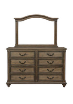 Rachelle 6-Piece King Bedroom Package - Pecan