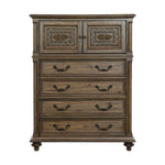 Rachelle 5-Piece Queen Bedroom Package - Pecan