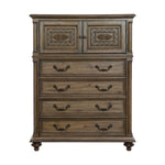 Rachelle 5-Piece King Bedroom Package - Pecan