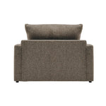 Harper Twin Sofa Bed with Memory Foam Mattress - Brown