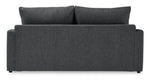 Harper Queen Sofa Bed with Innerspring Mattress - Charcoal