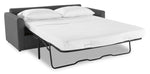 Harper Queen Sofa Bed with Innerspring Mattress - Charcoal