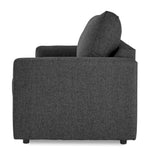 Harper Queen Sofa Bed with Innerspring Mattress - Charcoal