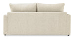 Harper Queen Sofa Bed with Innerspring Mattress - Cream