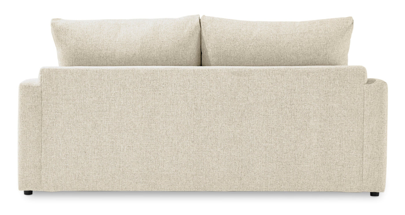 Harper Queen Sofa Bed with Memory Foam Mattress - Cream