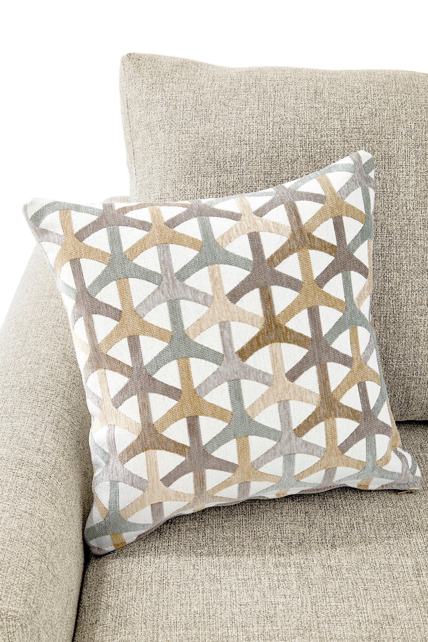 Harper Queen Sofa Bed with Innerspring Mattress - Cream