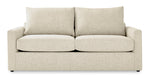 Harper Queen Sofa Bed with Innerspring Mattress - Cream