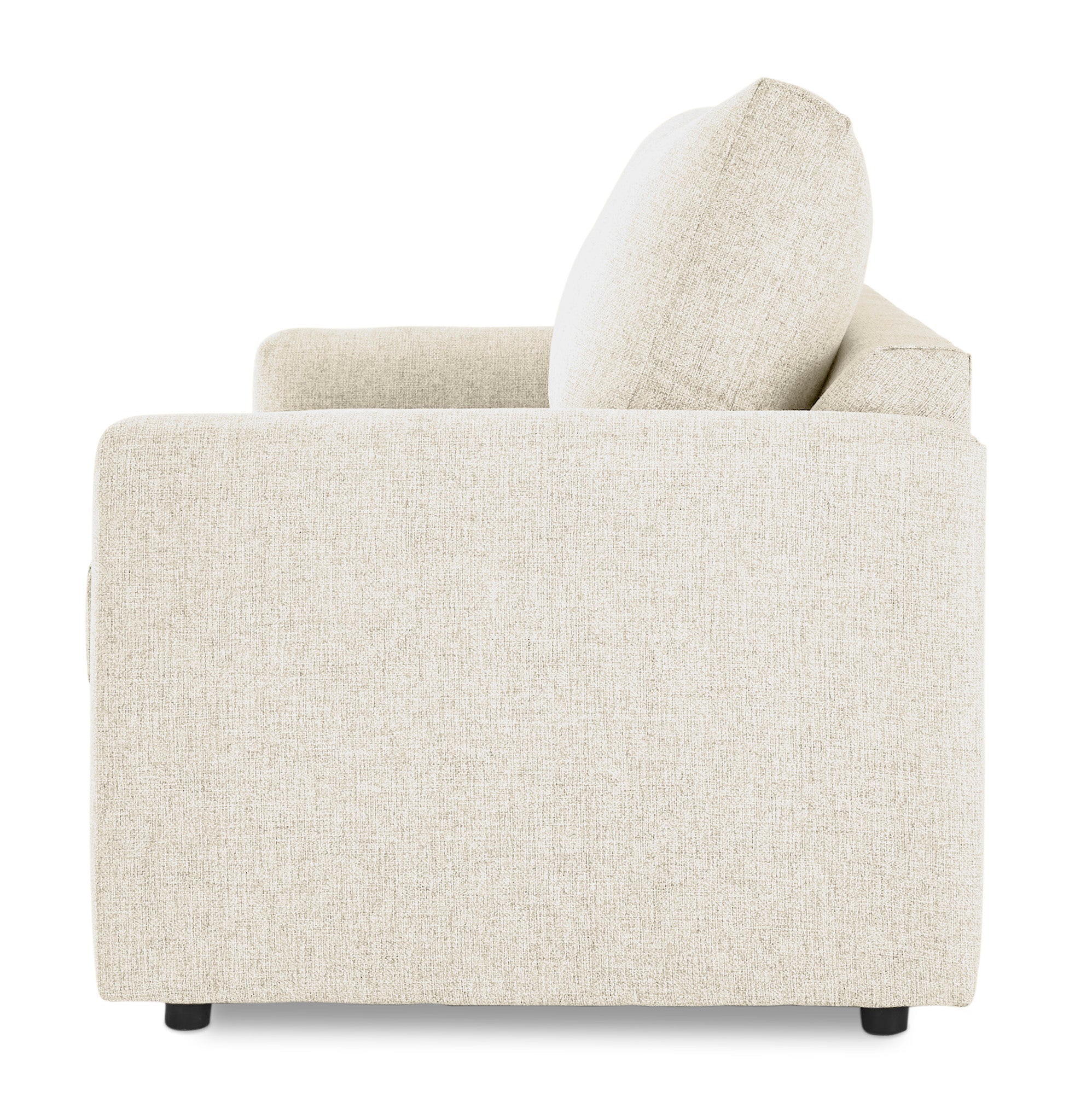 Harper Queen Sofa Bed with Memory Foam Mattress - Cream