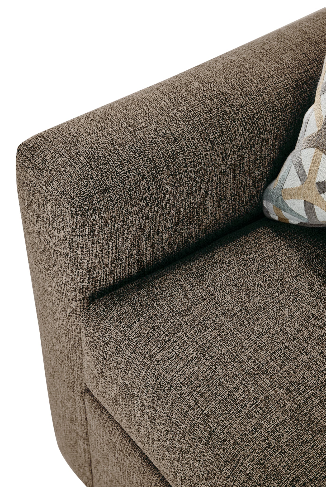 Harper Twin Sofa Bed with Memory Foam Mattress - Brown