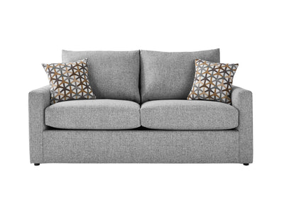 Harper Full Sofa Bed with Memory Foam Mattress - Grey
