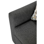 Harper Queen Sofa Bed with Memory Foam Mattress - Charcoal
