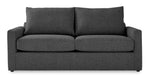 Harper Queen Sofa Bed with Memory Foam Mattress - Charcoal