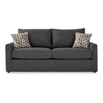 Harper Queen Sofa Bed with Memory Foam Mattress - Charcoal