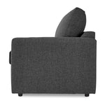 Harper Queen Sofa Bed with Memory Foam Mattress - Charcoal