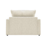 Harper Twin Sofa Bed with Memory Foam Mattress - Cream