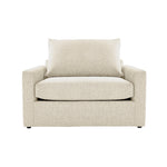 Harper Twin Sofa Bed with Memory Foam Mattress - Cream