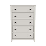 Lodge 5 Drawer Chest - Cream
