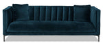Celina Sofa and Loveseat Set - Blue