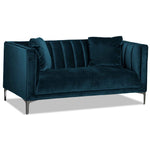 Celina Sofa, Loveseat and Chair Set - Blue