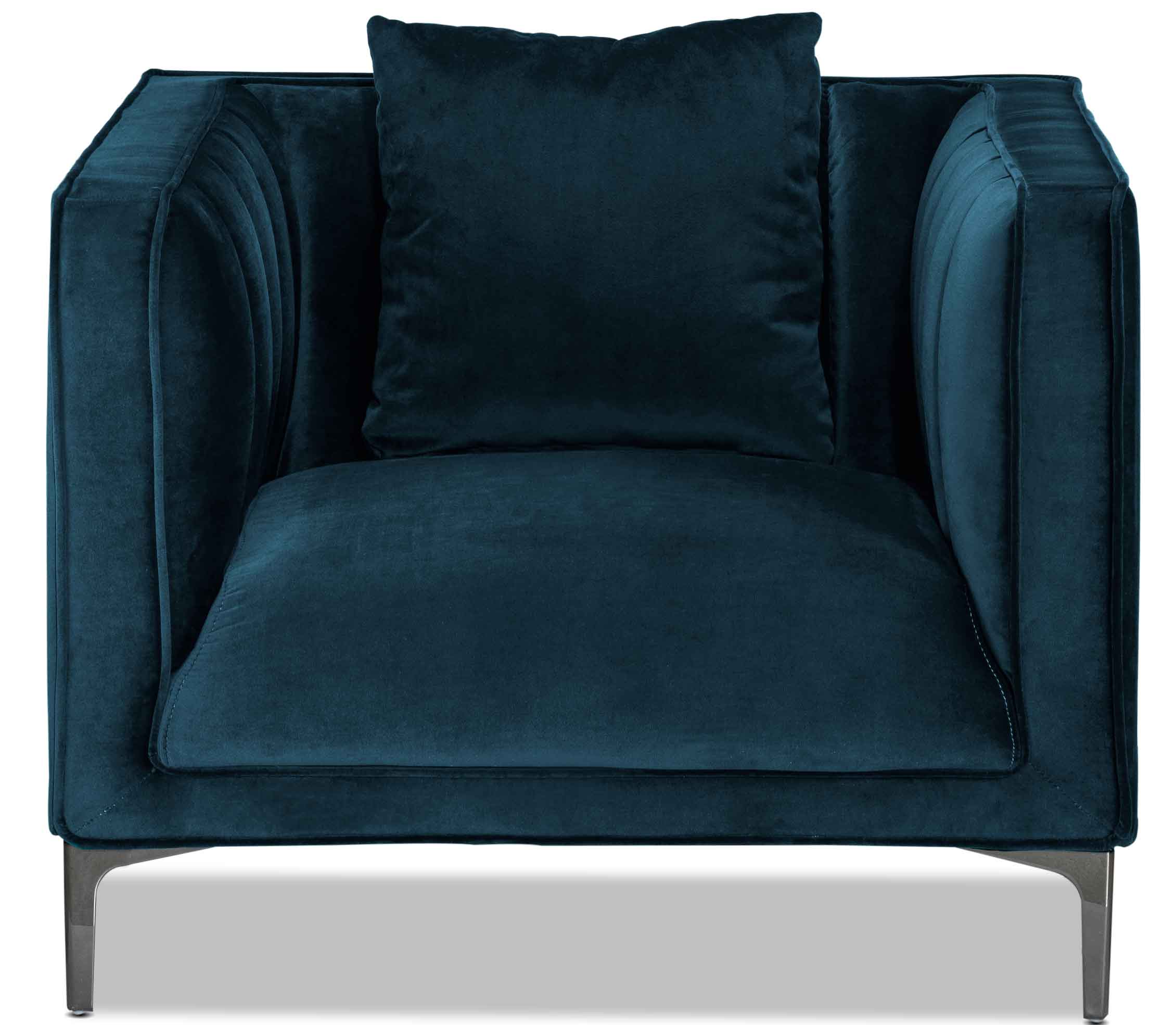 Celina Sofa, Loveseat and Chair Set - Blue