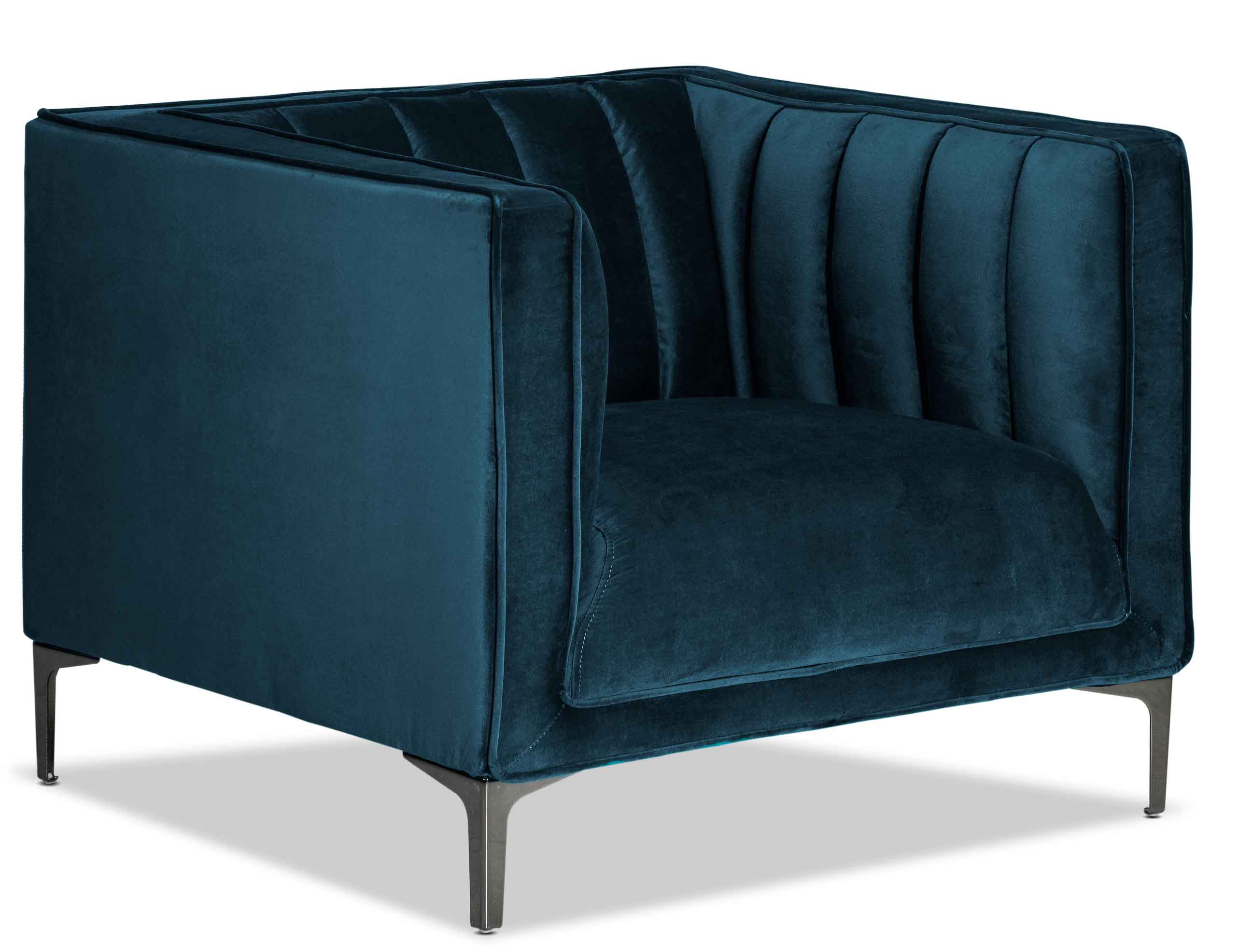 Celina Sofa, Loveseat and Chair Set - Blue