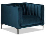 Celina Sofa and Chair Set - Blue