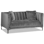 Celina Sofa, Loveseat and Chair Set - Light Grey