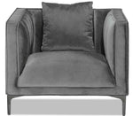Celina Sofa, Loveseat and Chair Set - Light Grey