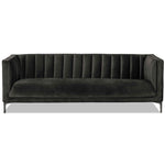 Celina Sofa and Loveseat Set - Dark Grey