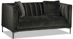 Celina Sofa and Loveseat Set - Dark Grey