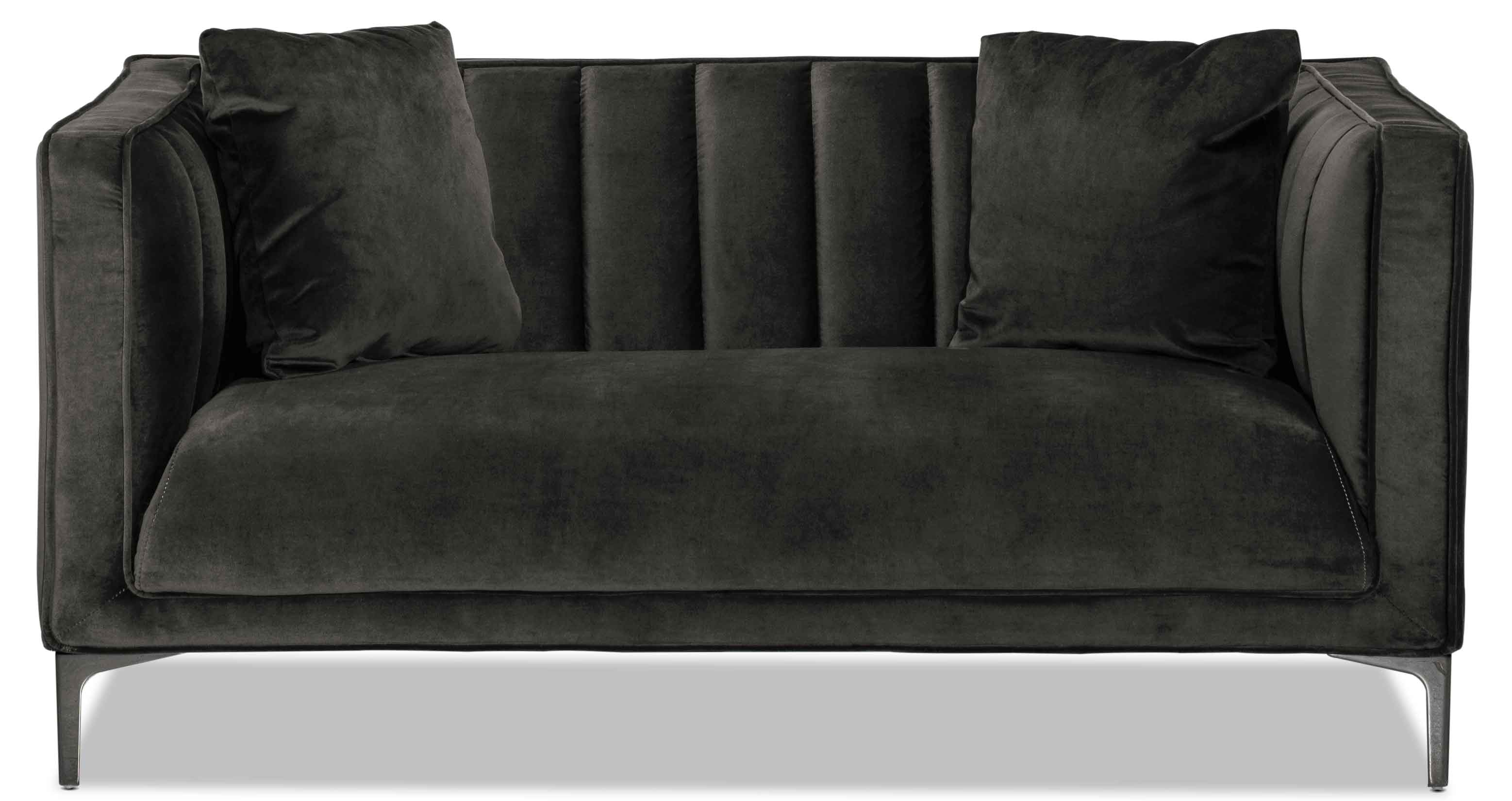 Celina Sofa, Loveseat and Chair Set - Dark Grey