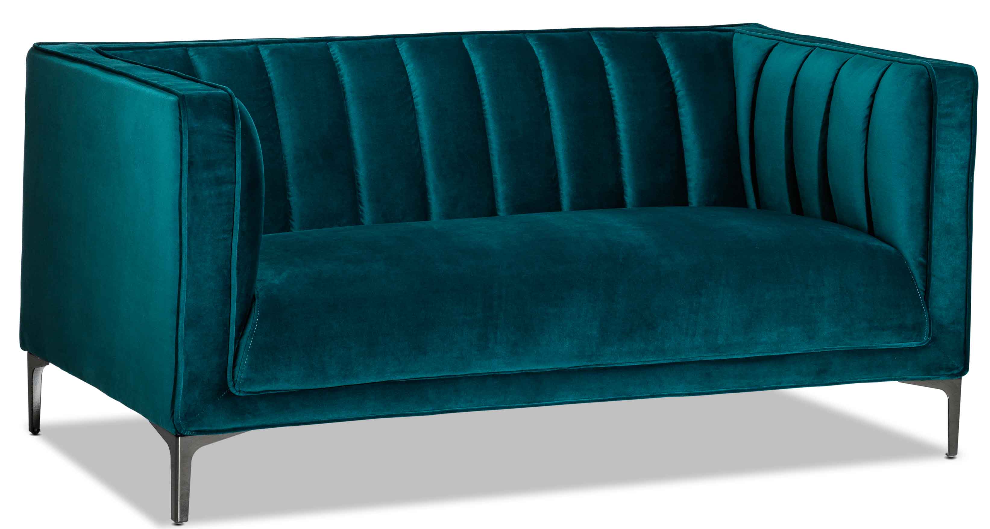 Celina Sofa and Loveseat Set - Green