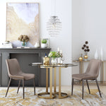 Teglberg Dining Chair - Greyish Brown/Walnut - Set of 2