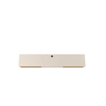 Lekedi 63" Entertainment Centre / Floating Desk – Cream / Cinnamon
