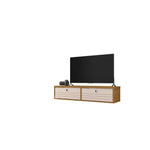 Lekedi 42" Floating Entertainment Centre - Cinnamon/Off White
