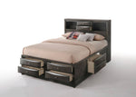 Hillary King Platform Storage Bed - Grey Oak