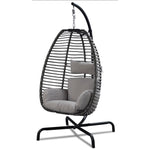 Yara Outdoor Hanging Egg Chair - Grey