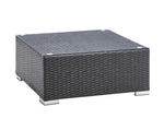 Crawley Outdoor Coffee Table - Beige and Black