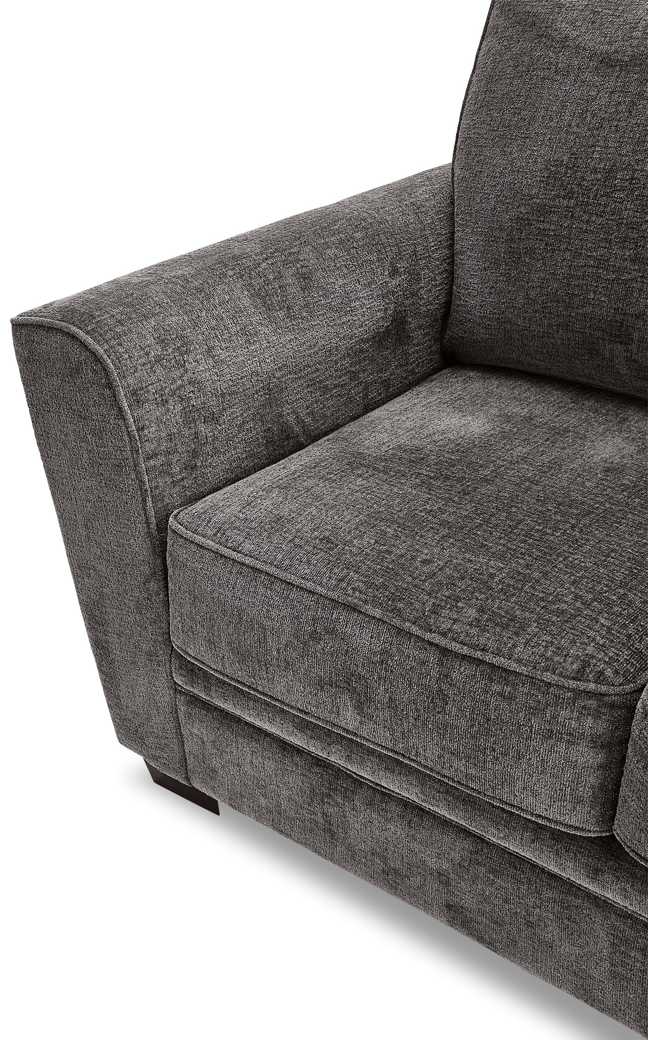 Daisy Sofa and Loveseat - Charcoal